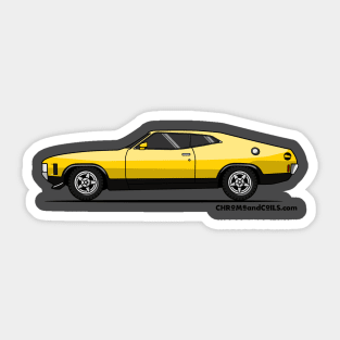 1972 XA GT Aussie Muscle Car Sticker